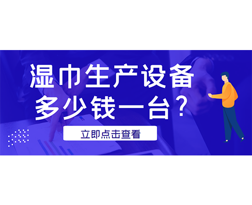 濕巾生產設備多少錢一臺？廠家發貨免費試機！