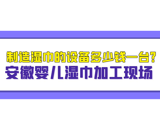 制造濕巾的設備多少錢一臺？安徽嬰兒濕巾加工現場