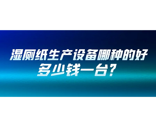 濕廁紙生產(chǎn)設(shè)備哪種的好？多少錢一臺？