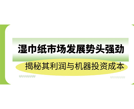 濕巾紙市場發(fā)展勢頭強勁，揭秘其利潤與機器投資成本