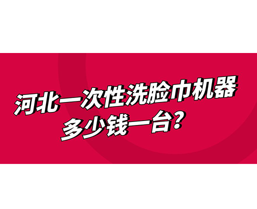 河北一次性洗臉巾機器多少錢一臺