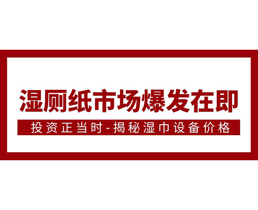 濕廁紙市場爆發在即，投資正當時-揭秘濕巾設備價格